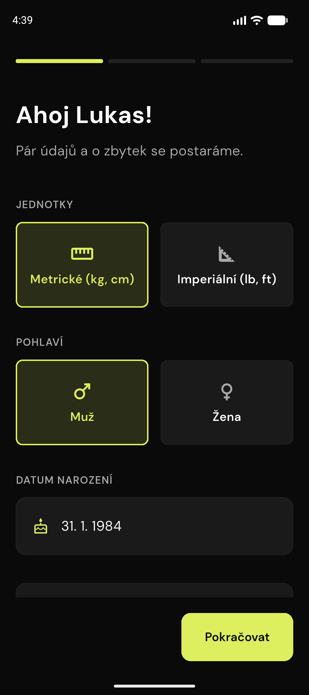 Personalizovaný onboarding
