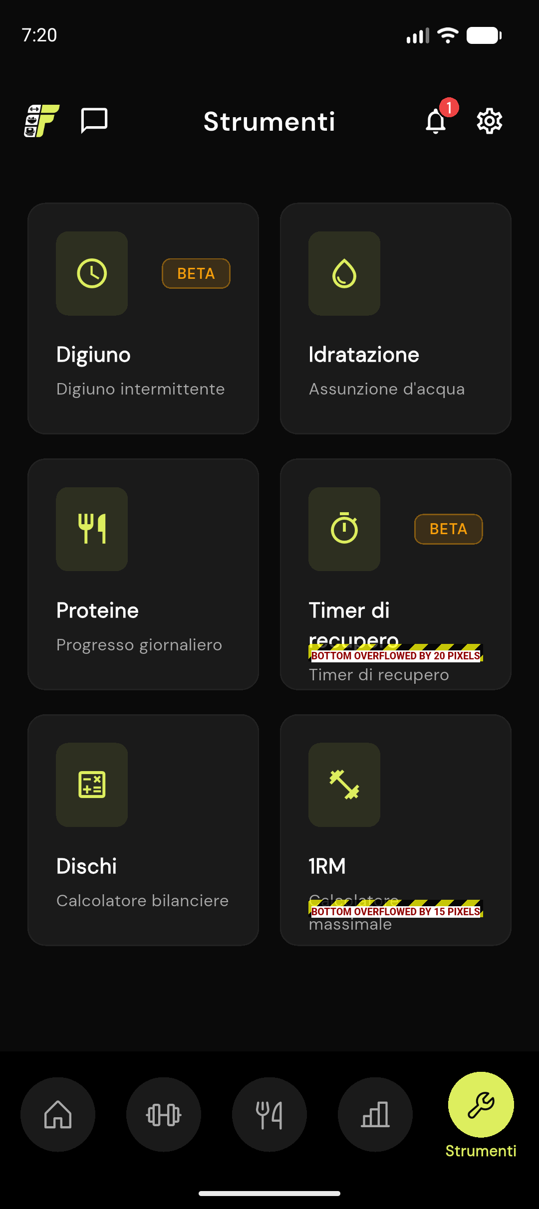 Strumenti e timer