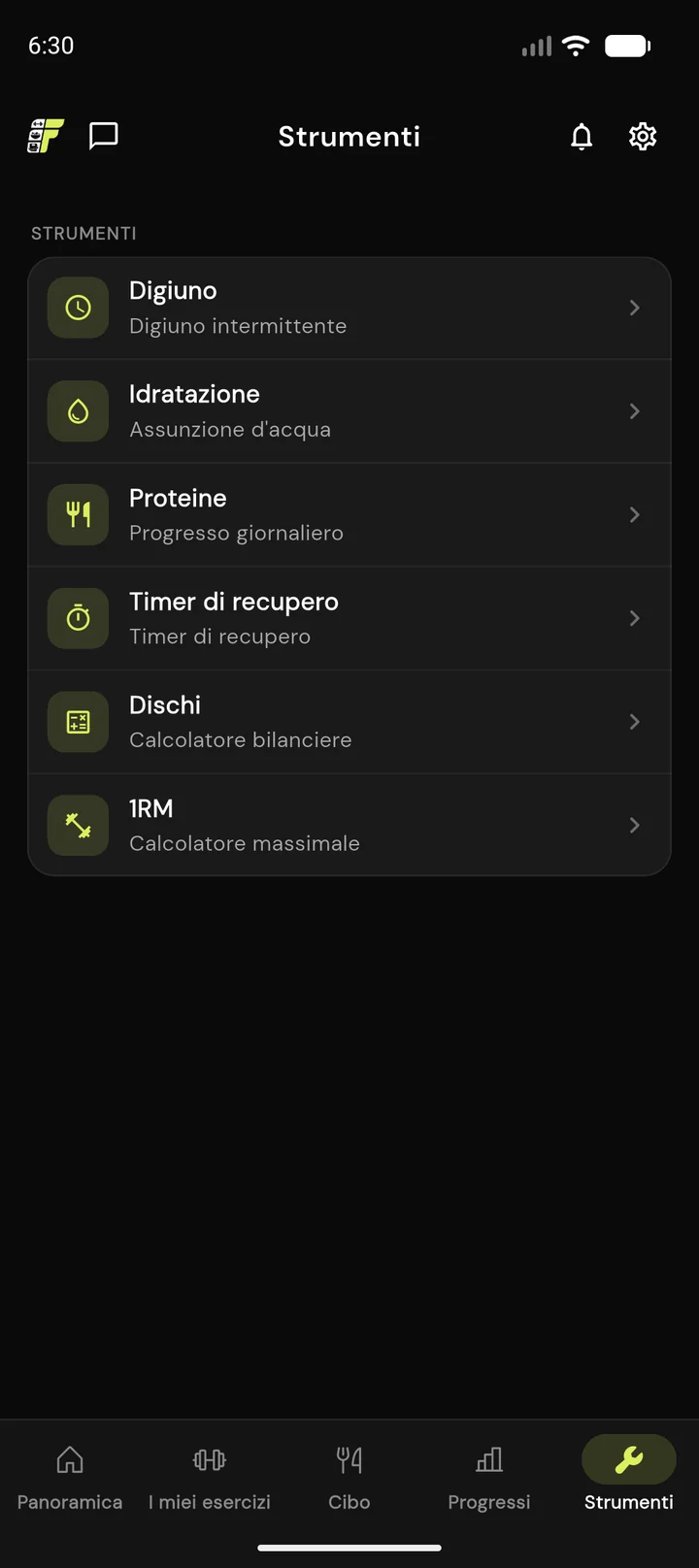 Strumenti e timer