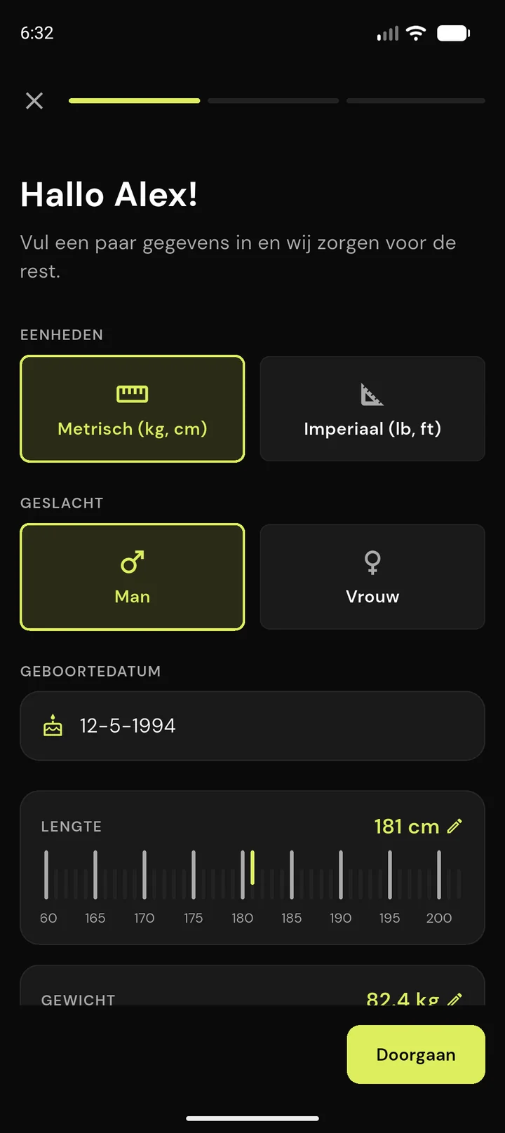 Gepersonaliseerde onboarding