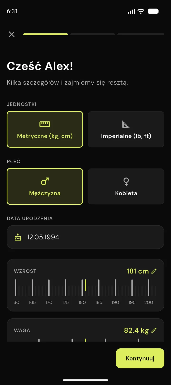 Spersonalizowany onboarding