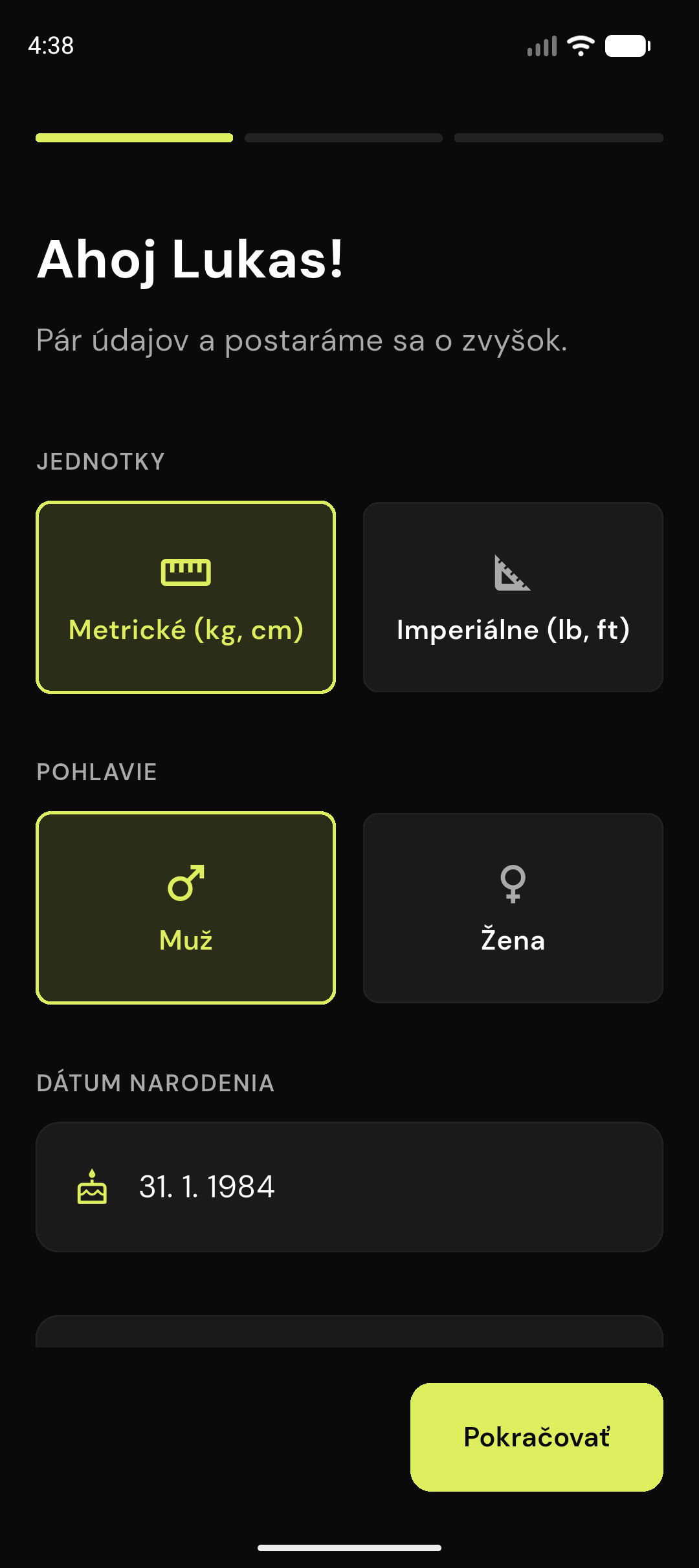 Personalizovaný onboarding