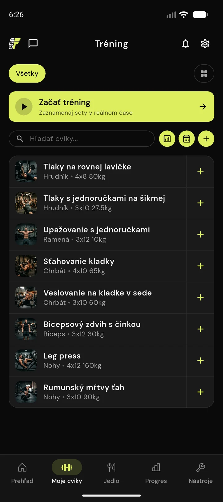 Prehľad tréningu